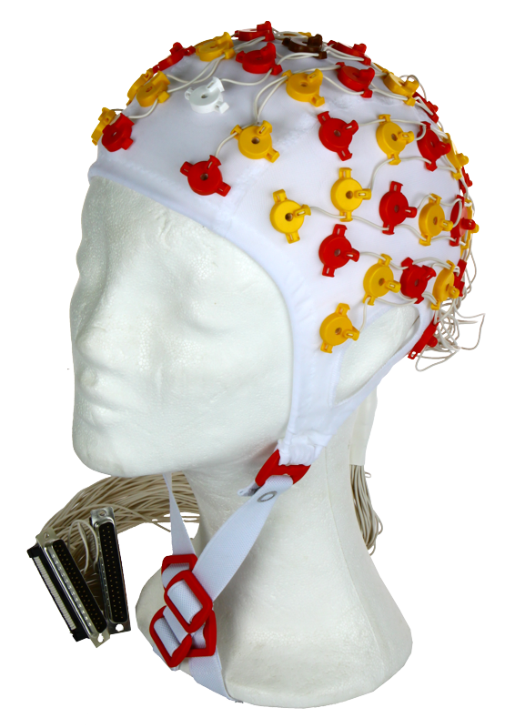 EEG čepice FlexiCAP 64 kanálová: S (51 – 55 cm, žlutá)