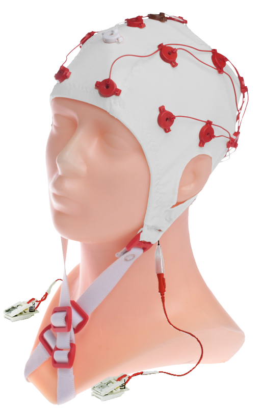 EEG čepice FlexiCAP: M (55 – 59 cm, červená)