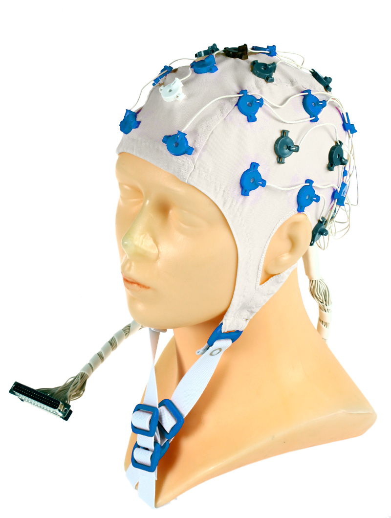 EEG čepice FlexiCAP 32 kanálová: L (59 – 63 cm), (NEOBSAHUJE KABEL PRO PŘIPOJENÍ 45-890)