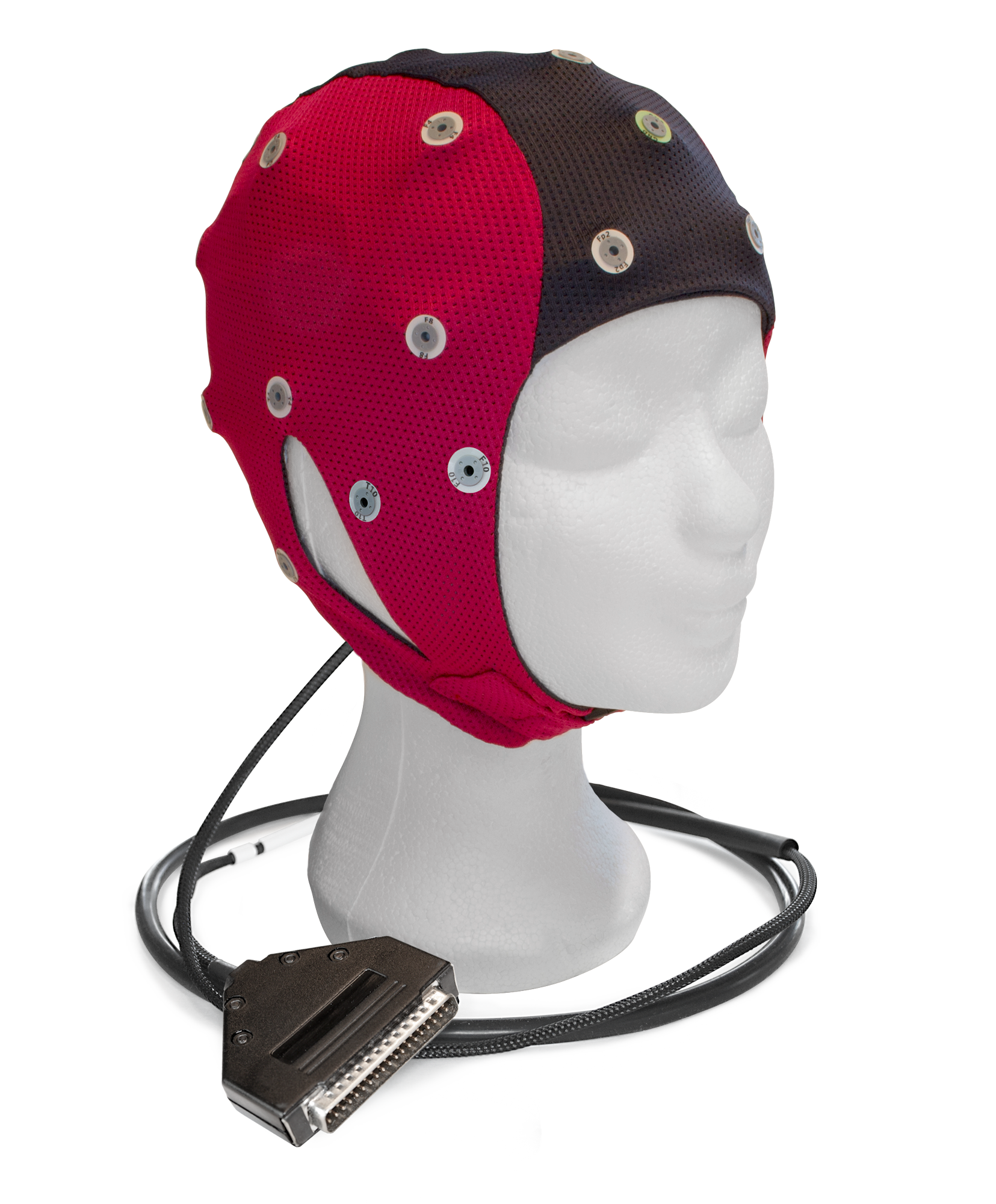 EEG Čepice ANT-Neuro IFCN waveguard connect: M 51 až 56 cm (červenočerná)