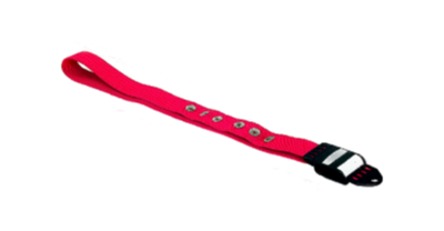 Hrudní pás: S/M (80 cm, červený)