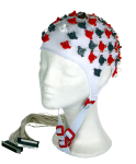 EEG čepice FlexiCAP 64 kanálová: M (55 – 59 cm, červená)