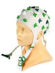 EEG čepice FlexiCAP 32 kanálová: XS (47 – 51 cm, zelená)