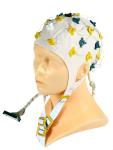 EEG čepice FlexiCAP 32 kanálová: S (51 – 55 cm, žlutá)