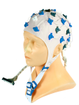 EEG čepice FlexiCAP 32 kanálová: L (59 – 63 cm, modrá)