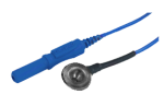 Kalíšková elektroda 9mm Ag/AgCl (chloridovaná): modrá, 1,5 m